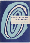 Badanie kliniczne w neurologii