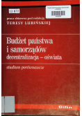 Budżet państwa i samorządów
