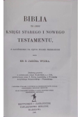 Biblia to jest księgi starego i nowego testamentu
