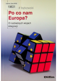 Po co nam Europa O rozbieżnych wizjach integracji