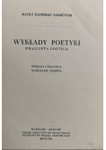 Wykłady poetyki Praecepta poetica