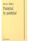 Pamiętać by pamiętać