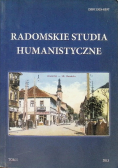 Radomskie studia humanistyczne Tom 1 Nr 1 / 13