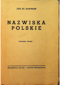 Nazwiska polskie 1936 r.