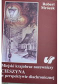 Miejski krajobraz nazewniczy Cieszyna w perspektywie diachronicznej
