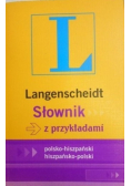 Słownik z przykładami polsko - hiszpański  hiszpańsko - polski