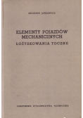 Elementy pojazdów mechanicznych łożyska toczne