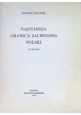 Najstarsza granica zachodnia Polski