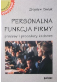 Personalna funkcja firmy