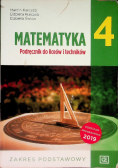 Matematyka 4 Podręcznik Zakres podstawowy