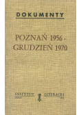 Poznań 1956 - grudzień 1970 dokumenty