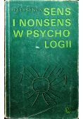 Sens i nonsens w psychologii