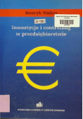 Inwestycje i controlling w przedsiębiorstwie
