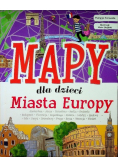 Miasta Europy Mapy dla dzieci