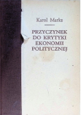 Przyczynek do krytyki ekonomii politycznej