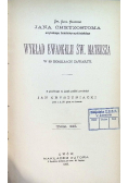 Wykład Ewangelii św Mateusza w 90 homiliach zawarty Tom III 1886 r.