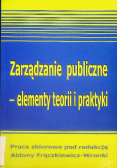 Zarządzanie publiczne elementy teorii i praktyki