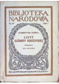 Listy Elżbiety Rzeczyckiej1927 r.