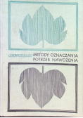 Metody oznaczania potrzeb nawożenia