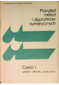 Przegląd metod i algorytmów numerycznych Część 1