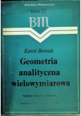 Geometria analityczna wielowymiarowa