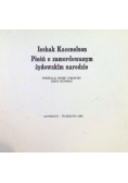 Pieśń o zamordowanym żydowskim narodzie