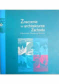 Znaczenie w architekturze Zachodu