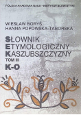 Słownik etymologiczny kaszubszczyzny Tom III