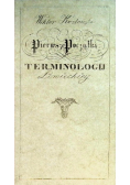 Pierwsze początki terminologij Łowieckiej reprint z 1822 r.