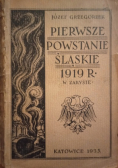 Pierwsze powstanie śląskie 1919 roku 1935 r.