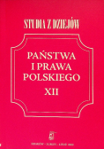 Studia z dziejów państwa i prawa polskiego XII 12/09