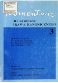 Komentarz do kodeksu prawa kanonicznego Tom III