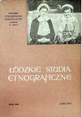 Łódzkie Studia Etnograficzne Tom XIX