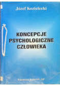 Koncepcje psychologiczne człowieka