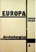 Europa 1929- 1930 Antologia