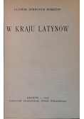 W Kraju Latynów 1925 r.