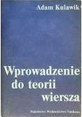 Wprowadzenie do teorii wiersza