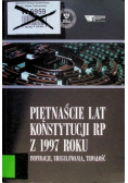 Piętnaście lat konstytucji RP z 1997 roku