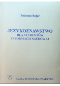 Językoznawstwo dla studentów informacji naukowej
