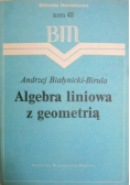 Algebra liniowa z geometrią