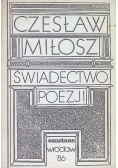 Świadectwo poezji