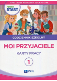 Pewny start Codziennik szkolny 1 Moi przyjaciele Karty pracy