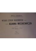 Widoki stron rodzinnych Adama Mickiewicza