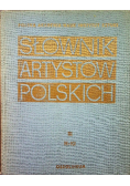 Słownik artystów polskich Tom III