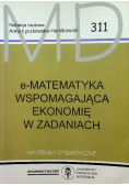 E - Matematyka wspomagająca ekonomię w zadaniach