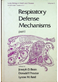 Respiratory defense mechanisms part 1