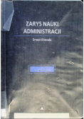 Zarys nauki administracji