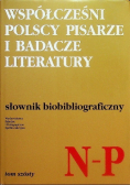 Współcześni polscy pisarze i badacze literatury K