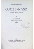 Ojcze Nasz Tom 3 1923 r.