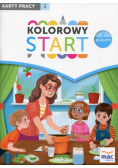 Kolorowy start z plusem Karty pracy 3
